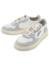 Medalist Leather Low Top Sneakers Grey White - AUTRY - BALAAN 2