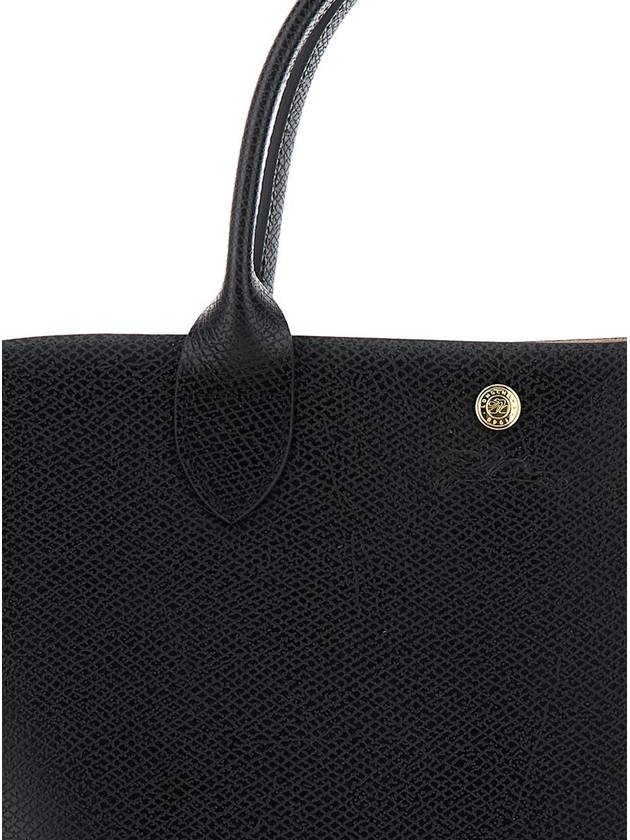 Epure XL Leather Tote Bag Black - LONGCHAMP - BALAAN 4