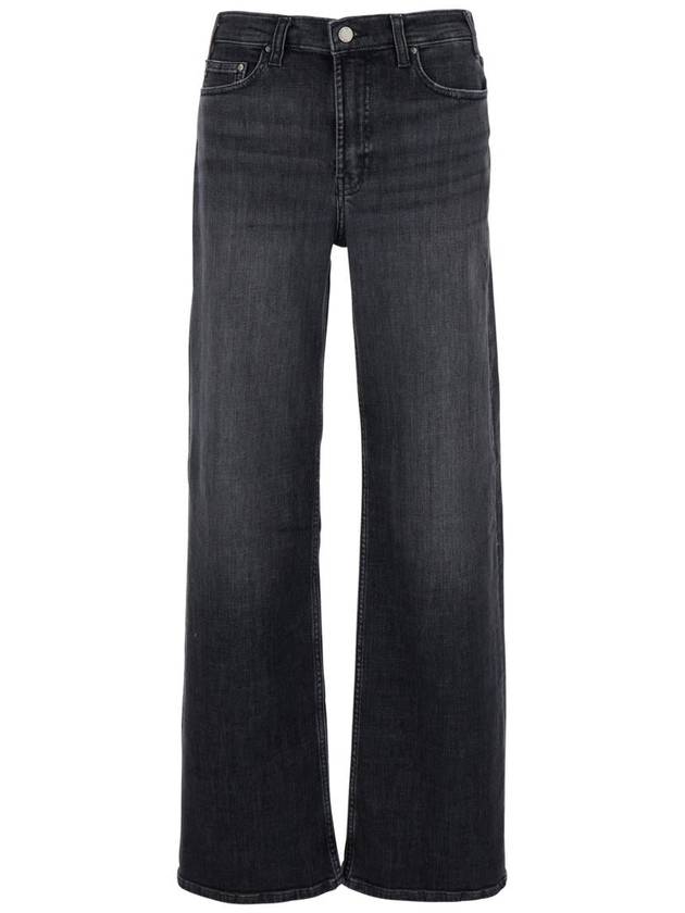 Grey Jeans With Belt Loops And Logo Patch On The Rear In Denim Woman - AG JEANS - BALAAN 1