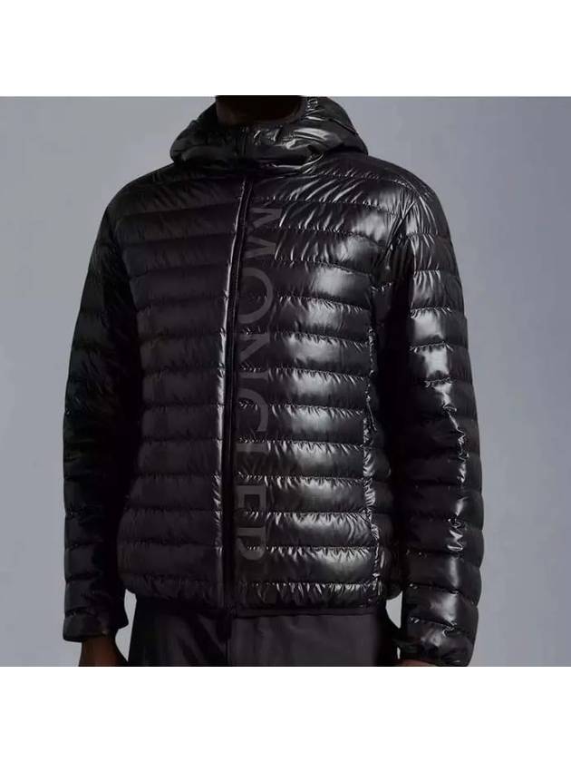 Lauzet short down jacket black - MONCLER - BALAAN 3