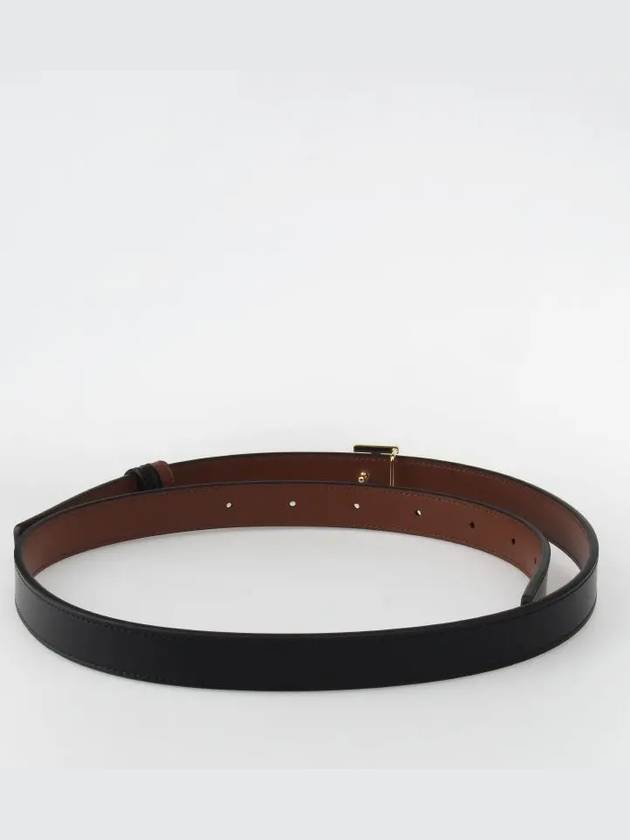 TB Reversible Leather Belt Black Tan - BURBERRY - BALAAN 4