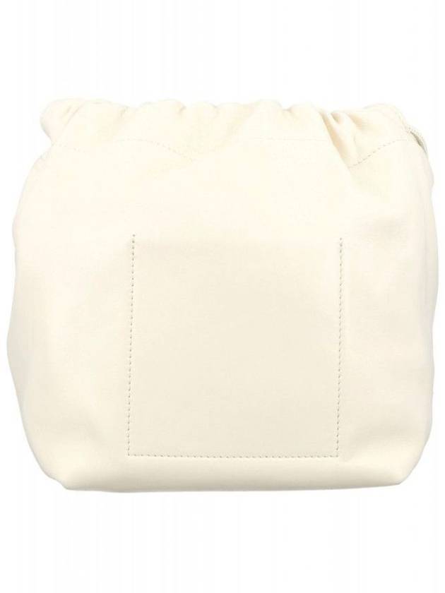 Drawstring Nappa Bucket Bag White - JIL SANDER - BALAAN 3