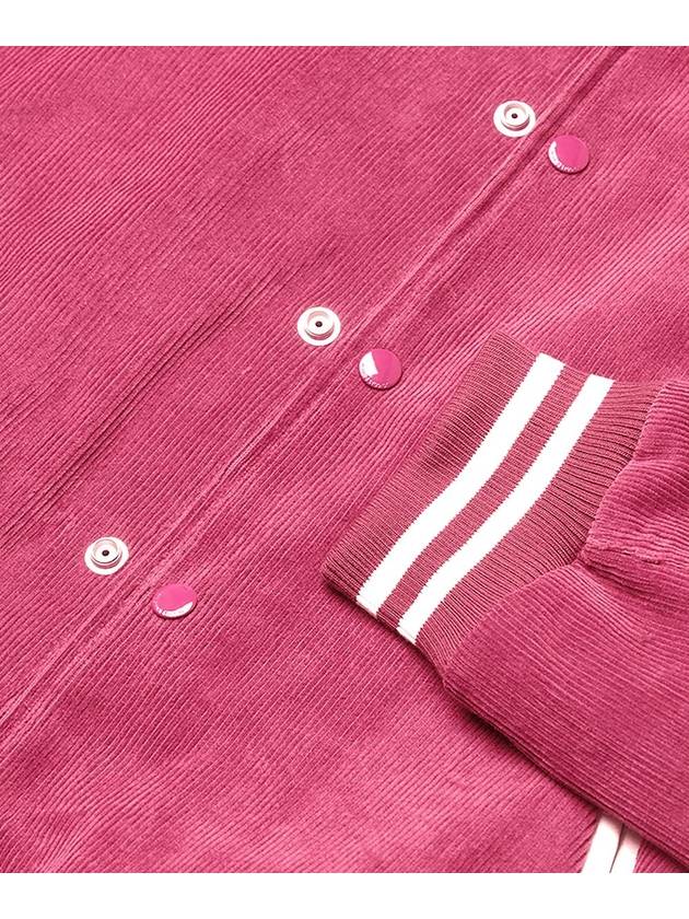 CORDUROY VARSITY JACKET PINK - ROLLING STUDIOS - BALAAN 6