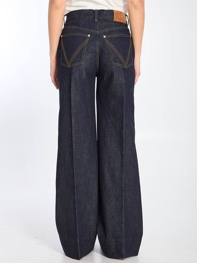 Palazzo wide jeans indigo - BOTTEGA VENETA - BALAAN 5