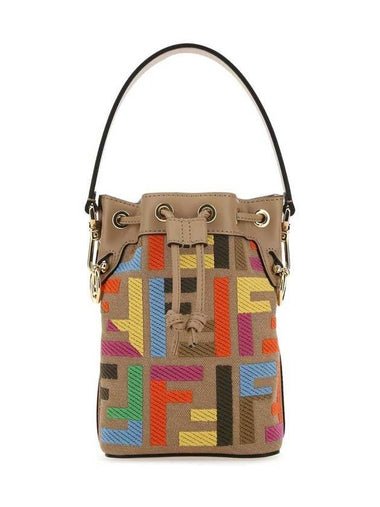 Mon Tresor Logo Small Bucket Bag - FENDI - BALAAN 1