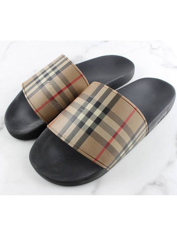 vintage check slippers - BURBERRY - BALAAN 1