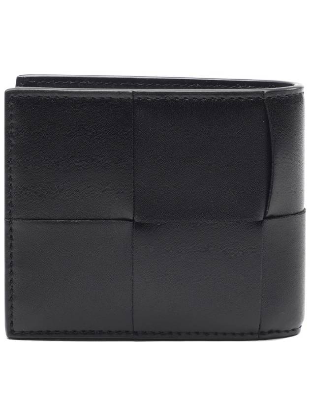 Intrecciato Cassette Half Wallet Black - BOTTEGA VENETA - BALAAN 5