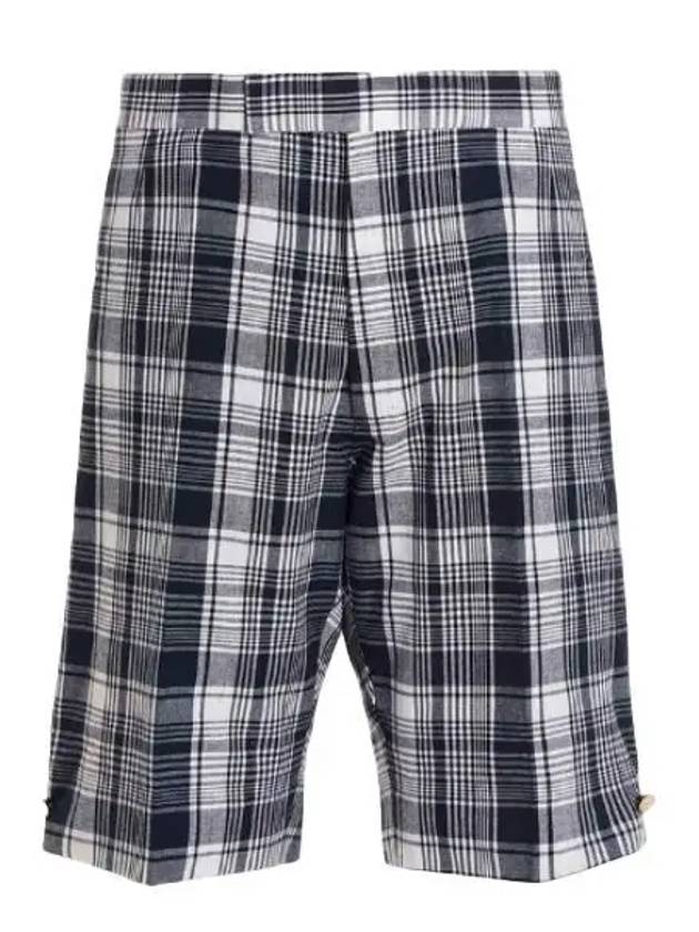 Check Pattern Shorts Black - THOM BROWNE - BALAAN 2