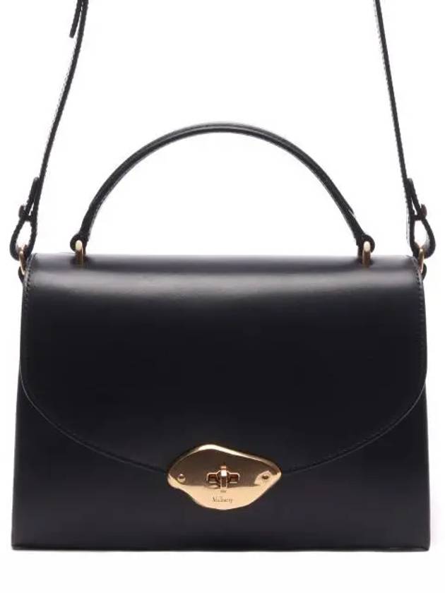 Lana Top Handle Shoulder Bag Black - MULBERRY - BALAAN 2