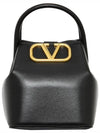 V logo signature mini bucket bag black - VALENTINO - BALAAN 1