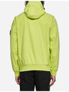 Wappen Patch Soft Shell Hooded Jacket Lemon - STONE ISLAND - BALAAN 6