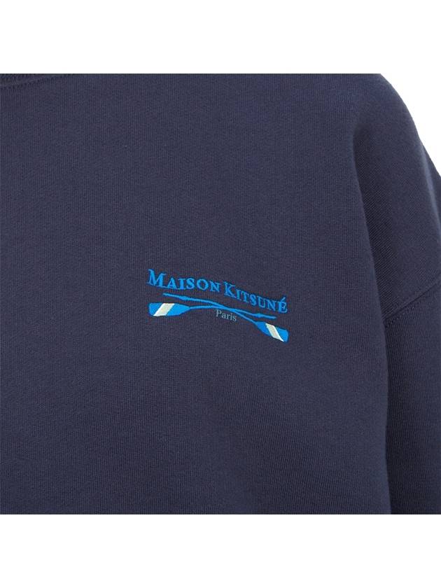 Women's Brushed Sweatshirt Navy - MAISON KITSUNE - BALAAN 9