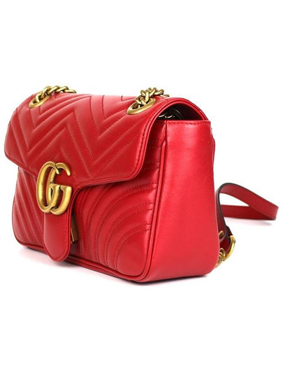 GC Marmont Matelasse Shoulder Bag Small RedGC41BG088 - GUCCI - BALAAN 2