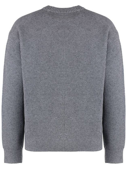 MAISON KITSUNÉ BOLD FOX HEAD PATCH COMFORT RIBBED JUMPE - MAISON KITSUNE - BALAAN 2