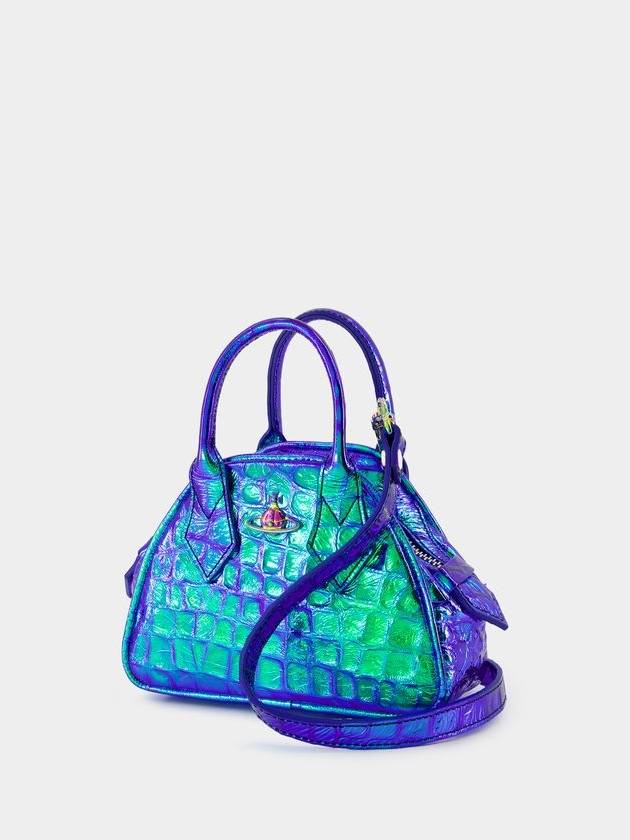 Mini Yasmine Crossbody - Vivienne Westwood - Leather - Blue - VIVIENNE WESTWOOD - BALAAN 2