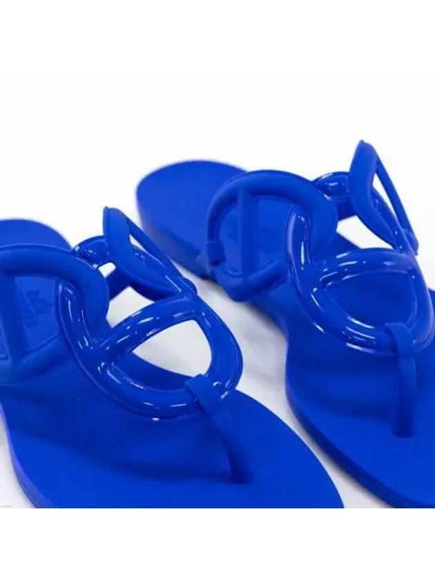 Egeri Sandals Blue Zori Slippers EU37 H221001Z - HERMES - BALAAN 6