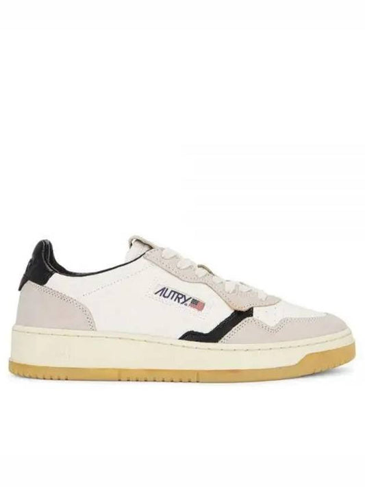 Men's Medalist Leather Low Top Sneakers White - AUTRY - BALAAN 2