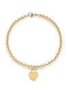 Return to Tiffany Heart Tag Bead Bracelet Yellow Gold - TIFFANY & CO. - BALAAN 1