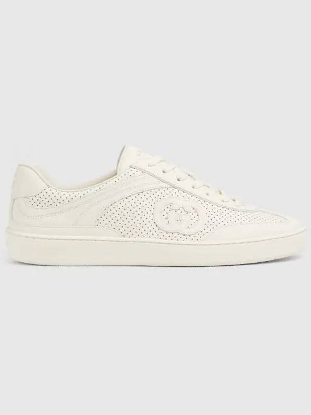 Men's Interlocking G Low Top Sneakers White - GUCCI - BALAAN 2