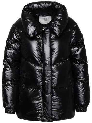 Woolrich Aliquippa Black Nylon Puffer Jacket - WOOLRICH - BALAAN 1