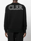 Women's Logo Patch Cotton Fleece Sweatshirt Black - MONCLER - BALAAN 5