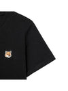 Fox Head Patch Regular Short Sleeve T-Shirt Black - MAISON KITSUNE - BALAAN 4