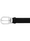 Horseshoe Buckle Reversible Leather Belt Black Brown - MONTBLANC - BALAAN 3