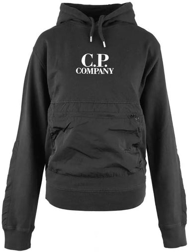 Kids Women Logo Hoodie 14CKSS027C 002246M 999 - CP COMPANY - BALAAN 1