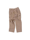 Men's Linen Cargo Pants Brown I2SP01BR - IOEDLE - BALAAN 1