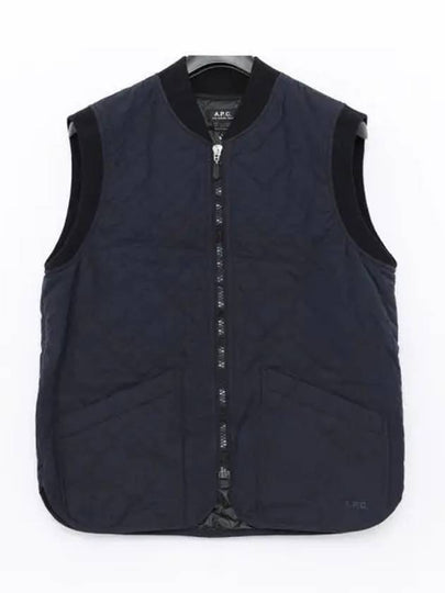 Quilted Vest Navy - A.P.C. - BALAAN 2