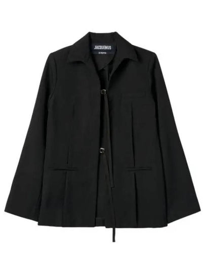 La Veste Amaro Long Strap Jacket Black - JACQUEMUS - BALAAN 2