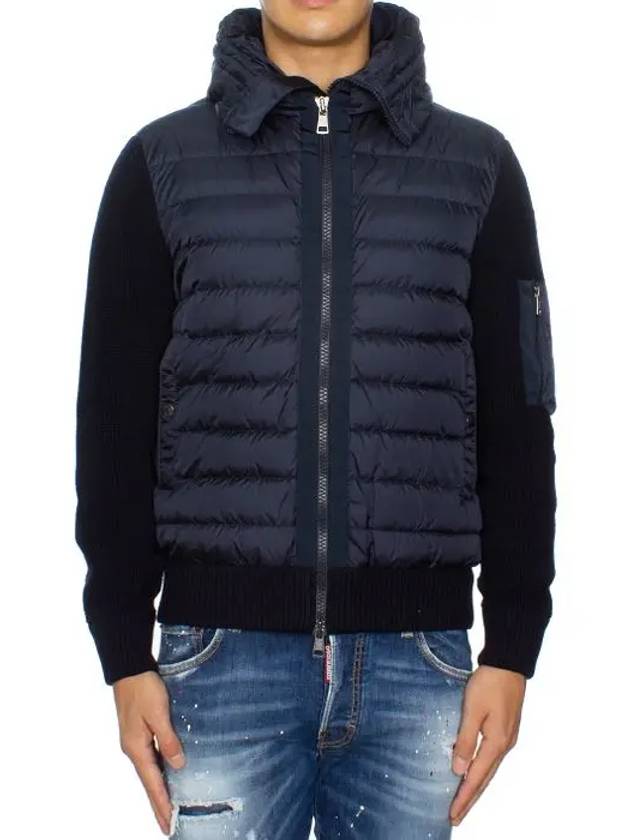 padding mix knit zip up cardigan 9B50800 A9340 777 - MONCLER - BALAAN 4