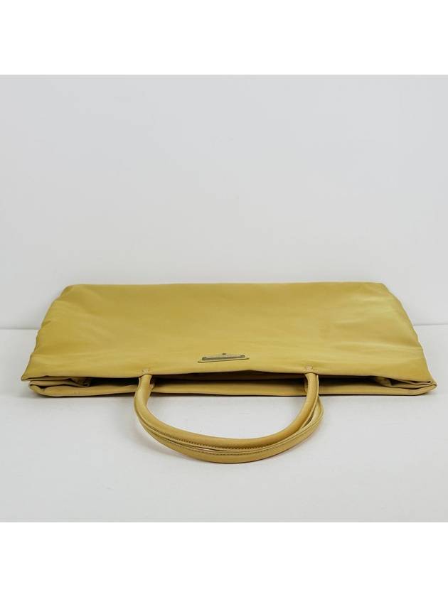 Vintage Pocono yellow shopper bag tote shoulder 4PPRB1593 - PRADA - BALAAN 4