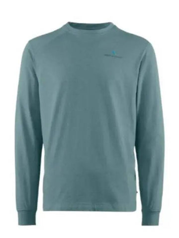 Root Logo LS Tee Man Frost Green 10422 537 - KLATTERMUSEN - BALAAN 1