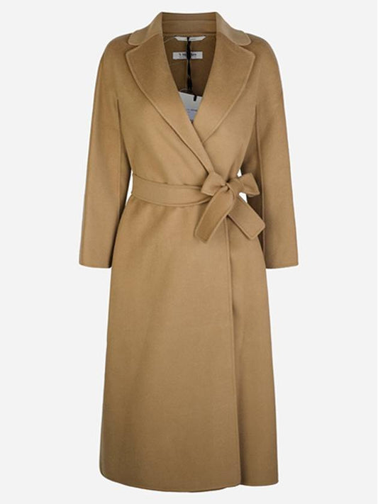 2429016131600 045 Esturian virgin wool coat camel - MAX MARA - BALAAN 1