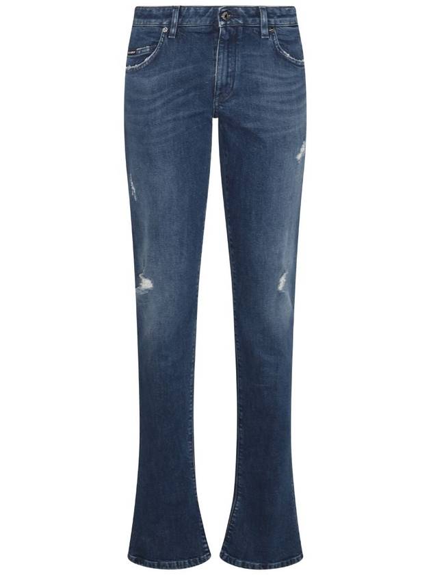 Denim Straight Pants FTCZADG8KA1 S9001 DENIM - DOLCE&GABBANA - BALAAN 3