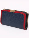 Alvington Navy two tone zipper long wallet - BURBERRY - BALAAN 3