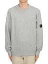 Diagonal Raised Fleece Sweatshirt Grey Melange - CP COMPANY - BALAAN 2