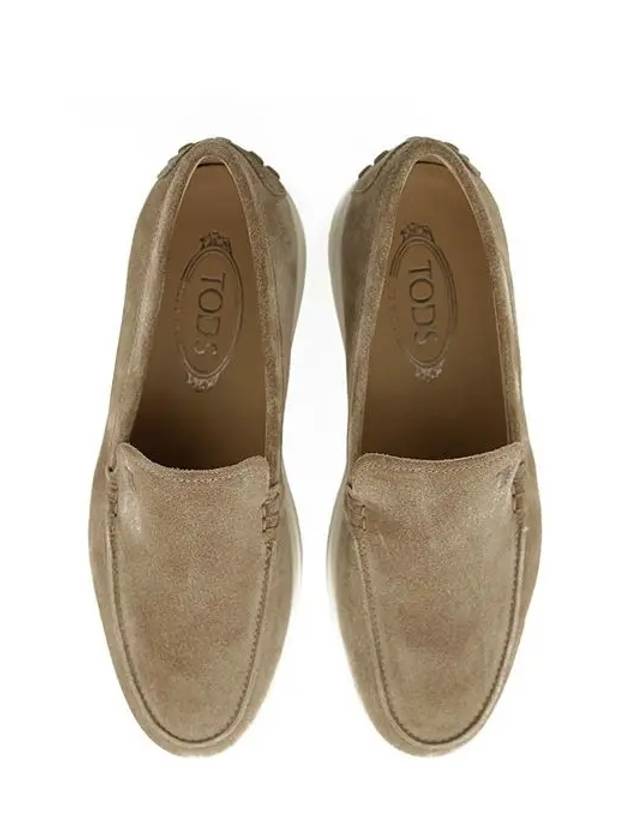 Casual Suede Slipper Loafers Brown - TOD'S - BALAAN 5