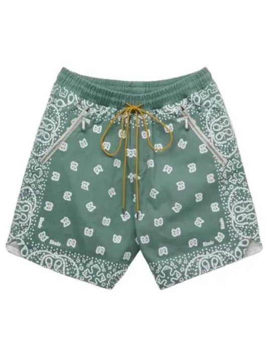 Bandana Shorts Pants Sage - RHUDE - BALAAN 1