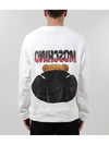 Men's Teddy Bear Batman Print Sweatshirt White V171902271001 - MOSCHINO - BALAAN 3