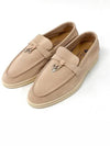 Summer Charms Walk Suede Loafers Pink - LORO PIANA - BALAAN 7