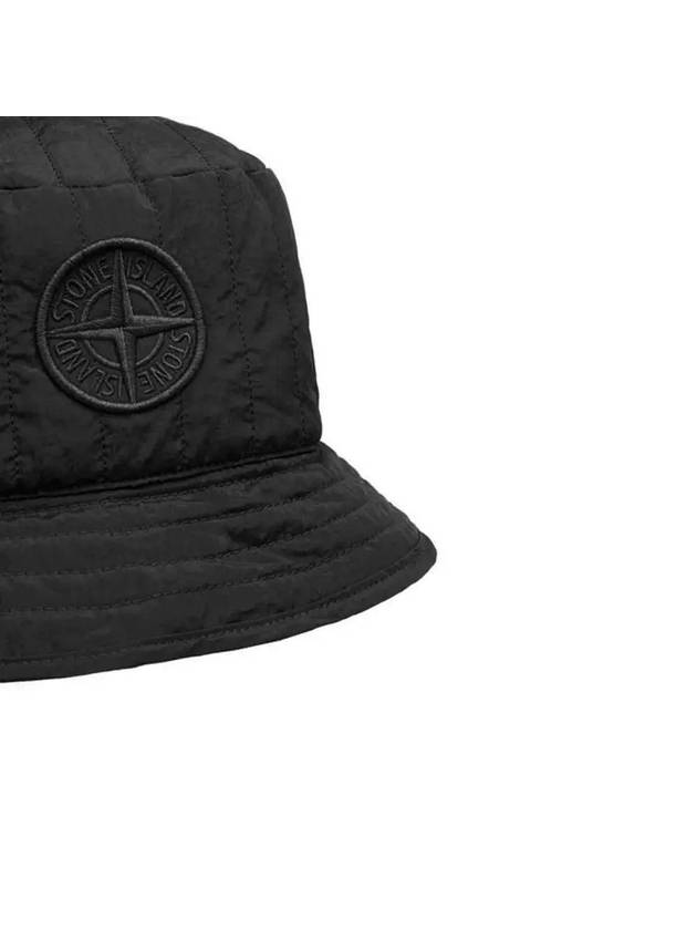 Nylon Metal Econyl Regenerated Nylon Bucket Hat Black - STONE ISLAND - BALAAN 5