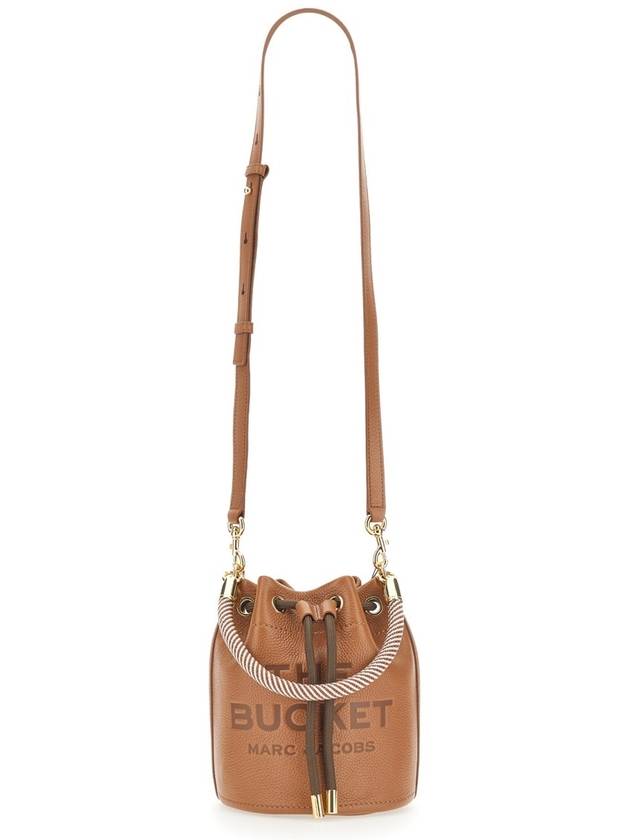 The Leather Bucket Bag Argan Oil - MARC JACOBS - BALAAN 4