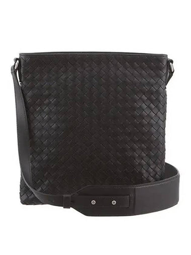 Intrecciato Cross Bag Black - BOTTEGA VENETA - BALAAN 1