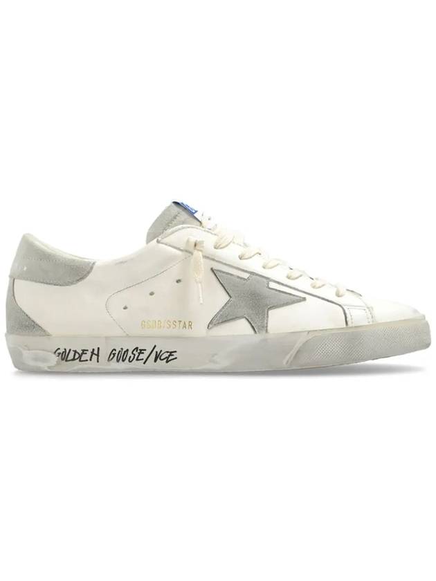 Super Star Suede Leather Low Top Sneaker White - GOLDEN GOOSE - BALAAN 2