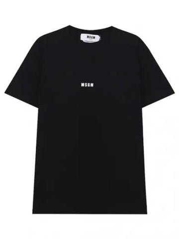 Micro Logo Short Sleeve T Shirt Women s Tee - MSGM - BALAAN 1