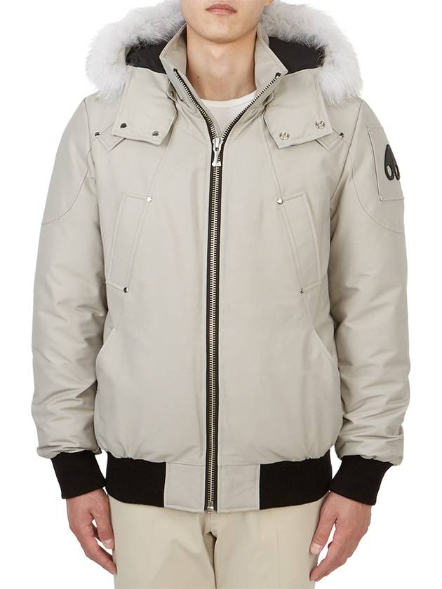 Ballistic Hooded Down Bomber Padding Grey - MOOSE KNUCKLES - BALAAN 5