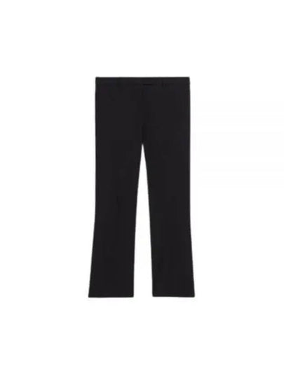 Umanita Cotton Straight Pants Black - MAX MARA - BALAAN 2