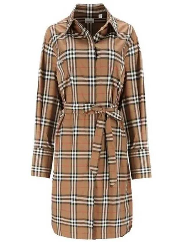 IVERY check belted women s shirt dress 80843091 - BURBERRY - BALAAN 2